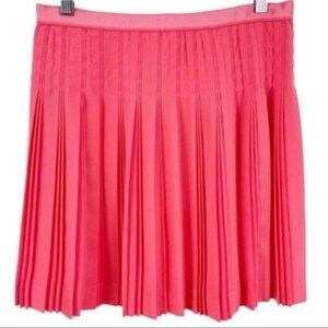 J. Crew Pink Pleated Georgette Mini Skirt size 4